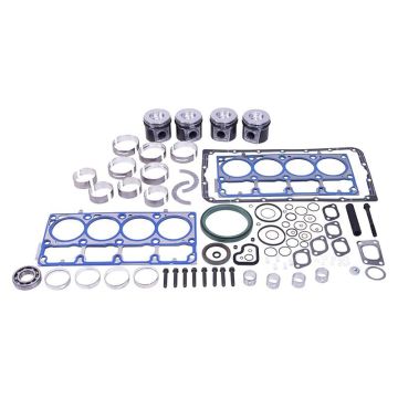 John Deere 4024TT (RE516347 Piston) Out-of-Frame Engine Rebuild Kit