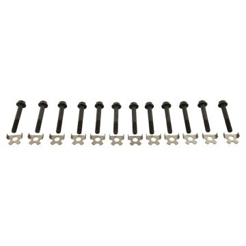 Exhaust Manifold Bolt & Lock Plate Kit for Cummins, Case 3929537, 3914708